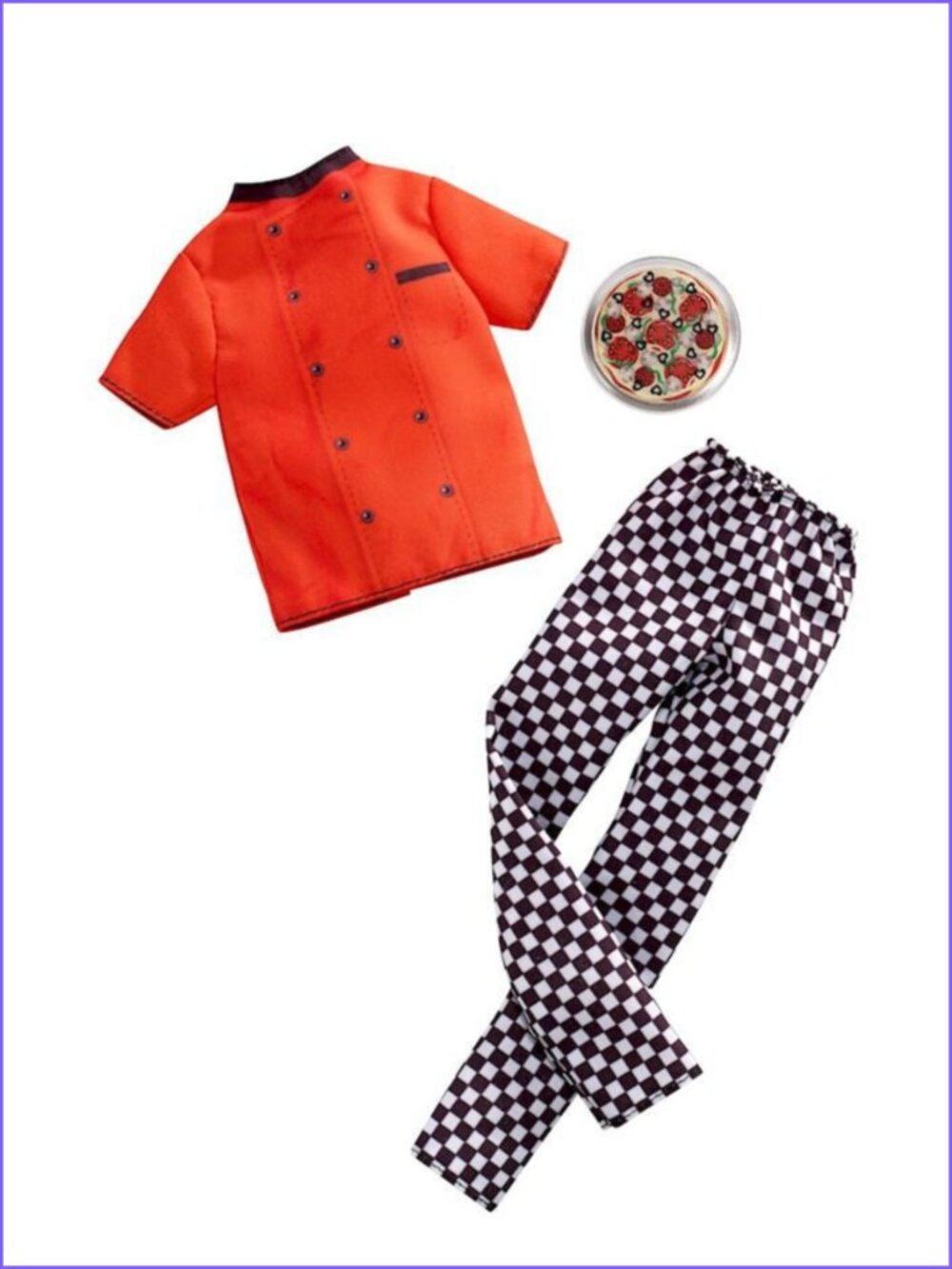 Barbie Clothes for Ken Doll - Pizza Chef Look w/ Pizza New In Box